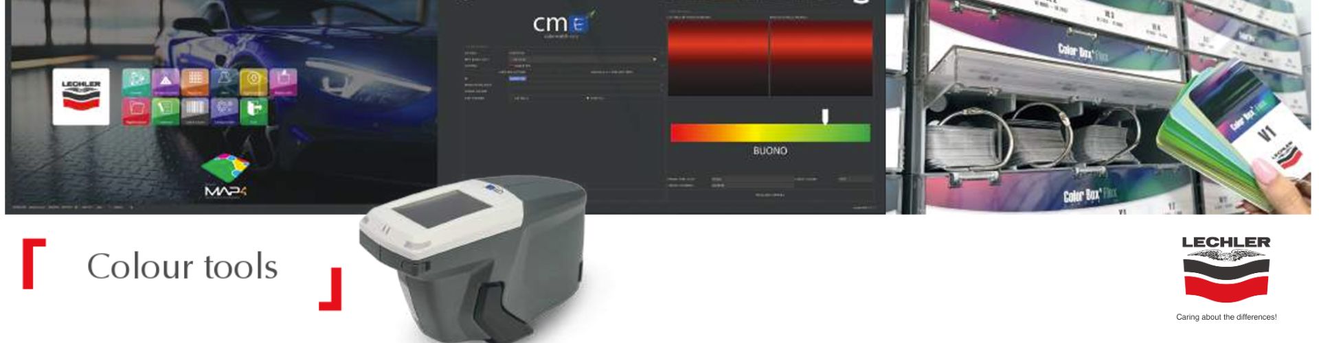 Corecție culori cu fotospectrometrul Lechler