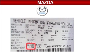 SPRAY VOPSEA AUTO MAZDA PREPARATĂ DUPĂ CODUL MAȘINII 400ML - Img 3