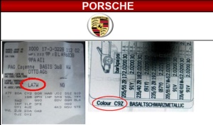 VOPSEA AUTO PORSCHE PREPARATĂ DUPĂ CODUL MAȘINII 100 ML - Img 3