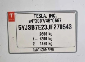 VOPSEA AUTO TESLA PREPARATĂ DUPĂ CODUL MAȘINII 100 ML - Img 3
