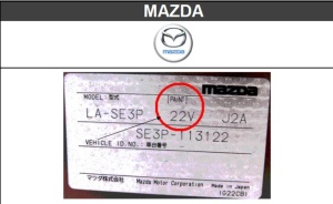 SPRAY VOPSEA AUTO MAZDA PREPARATĂ DUPĂ CODUL MAȘINII 400ML - Img 4