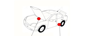 SPRAY VOPSEA AUTO SSANG YONG PREPARATĂ DUPĂ CODUL MAȘINII 400ML - Img 2