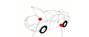 SPRAY VOPSEA AUTO SSANG YONG PREPARATĂ DUPĂ CODUL MAȘINII 400ML - Img 2