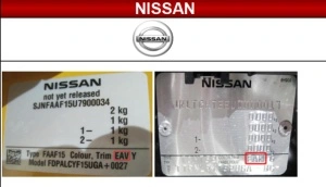VOPSEA AUTO NISSAN PREPARATĂ DUPĂ CODUL MAȘINII 100 ML - Img 3