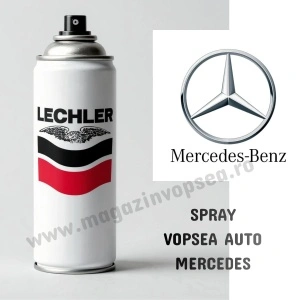 SPRAY VOPSEA AUTO MERCEDES PREPARATĂ DUPĂ CODUL MAȘINII 400ML