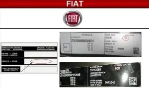 VOPSEA AUTO FIAT PREPARATĂ DUPĂ CODUL MAȘINII 100 ML - Img 3
