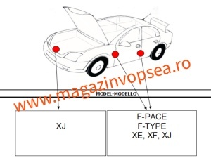 SPRAY VOPSEA AUTO JAGUAR PREPARATĂ DUPĂ CODUL MAȘINII 400ML - Img 2