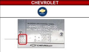 VOPSEA AUTO DAEWOO PREPARATĂ DUPĂ CODUL MAȘINII 100 ML - Img 4