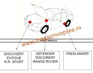 VOPSEA AUTO LAND ROVER PREPARATĂ DUPĂ CODUL MAȘINII 100 ML - Img 4