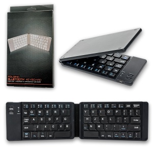 Tastatura Pliabila Universala, conectare Bluetooth, fara fir, compatibila Windows / Android / IOS / Sisteme PC / Laptop / Tableta, Negru