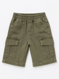 Set bebe baiat 3 piese tricou vesta si pantaloni scurti cargo casual - Img 6