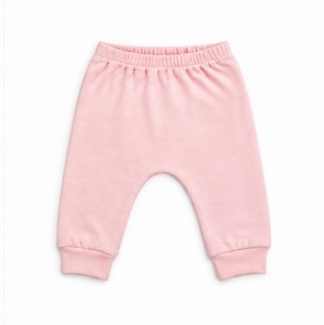 Compleu bebe fetita roz cu jacheta, bluza cu iepuras si pantaloni, fotografie de produs pe fundal alb