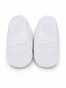 Pantofi bebelusi albi tip sneakers cu inchidere cu arici, talpa moale antiderapanta pentru primii pasi - Img 5