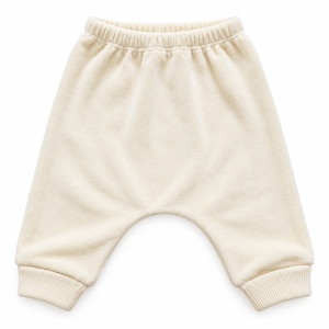 Set bebe fetita 3 piese din bumbac catifelat cu jacheta cu gluga, body si pantaloni - Img 4