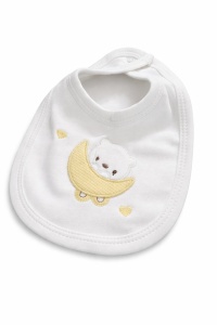 Set bebe unisex 5 piese din bumbac bluza pantaloni cu botosei caciulita manusi si bavetica - Img 7