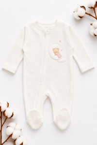 Set nou-nascut 10 piese Ursulet Sweet Dreams, 100% bumbac, hainute bebe pentru maternitate - Img 4