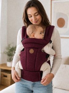 Marsupiu ergonomic bebe visiniu 4-12 kg reglabil respirabil