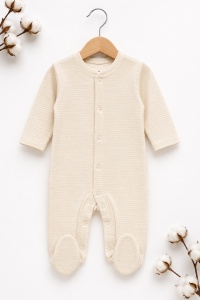 Set nou-nascut 10 piese I Love You, 100% bumbac, hainute bebe pentru maternitate - Img 4