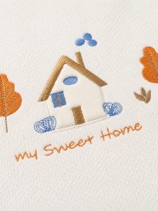 Set nou-nascut 10 piese Sweet Home, 100% bumbac, hainute bebe pentru maternitate - Img 8