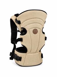 Marsupiu ergonomic bebe crem 4-12 Kg, reglabil, port bebe confortabil si sigur - Img 2