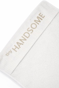 Set baie bebe 5 piese alb ivory halat prosop papuci premium - Img 5
