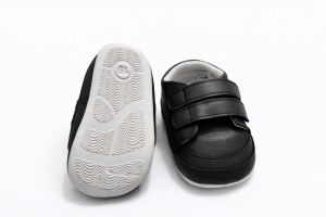 Pantofi bebelusi negri cu arici talpa moale eleganti primii pasi - Img 4