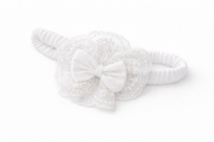 Salopeta bebe fetita muselina alba eleganta guler dantela botez bentita inclusa - Img 6