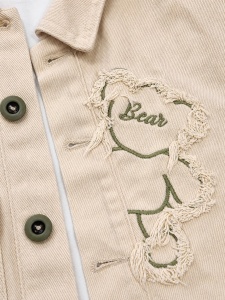 Set bebe baiat 3 piese tricou vesta si pantaloni scurti cargo casual - Img 4