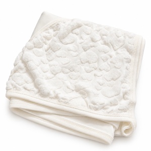 Set bebe fetita din bumbac 10 piese, alb cu roz, model inimioare Heart - Img 6