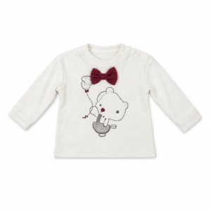 Costum bebe baiat gri in carouri cu body alb, papion bordo si pantaloni, fotografie de produs pe fundal alb