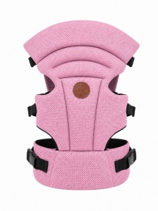 Marsupiu Ergonomic Bebe Roz 4-12 kg, Port-Bebe Reglabil si Respirabil - Img 2