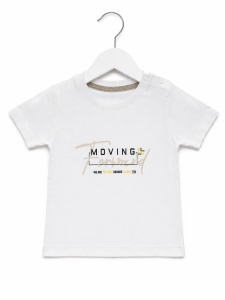 Set bebe baiat 3 piese din muselina camasa tricou si pantaloni scurti casual - Img 6