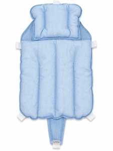 Suport baie bebelusi tip ham cadita ergonomic antialunecare 0+ luni albastru - Img 2