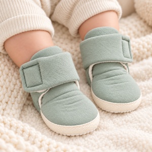 Cizmulite bebe vernil captusite cu arici si talpa moale