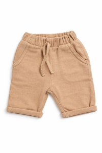 Set bebe baiat 3 piese din bumbac camasa tricou si pantaloni scurti casual, fotografie de produs pe fundal alb