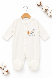 Set nou-nascut 10 piese Sweet Home, 100% bumbac, hainute bebe pentru maternitate - Img 6