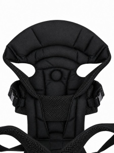 Marsupiu ergonomic bebe, negru 4-12 Kg, reglabil, respirabil, confort premium - Img 3