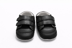 Pantofi bebelusi negri cu arici talpa moale eleganti primii pasi - Img 5