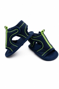 Sandale bebe bleumarin tip sport cu scai, usoare si flexibile pentru vara - Img 3