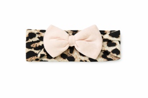 Set bebe 3 piese body pantaloni bentita leopard roz inimioara bumbac fete - Img 4