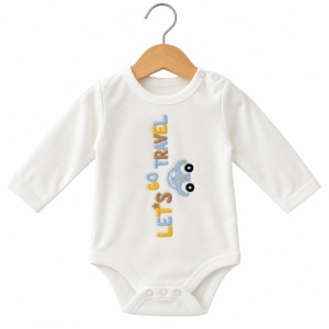 Compleu bebe baiat 3 piese bumbac cu body jacheta cu gluga si pantaloni bleu - Img 6