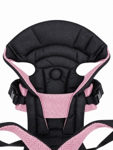 Marsupiu Ergonomic Bebe Roz 4-12 kg, Port-Bebe Reglabil si Respirabil - Img 3