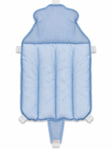 Suport baie bebelusi tip ham cadita ergonomic antialunecare 0+ luni albastru - Img 3