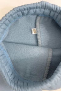Costum bebe baiat 2 piese gri bleu din bumbac cu ursulet teddy bear si pantaloni comozi - Img 4