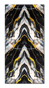 Placa PVC Decorativa Black Gold Fusion 1.22 x 2.4 m Grosime 2.5 mm