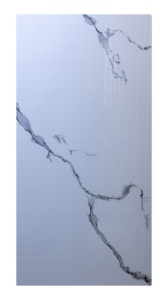 Placă PVC Marmură Albă cu Vene Gri 2.4 m x 1.22 m Grosime 2.5 mm
