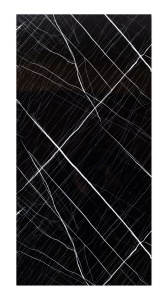 Placa PVC Marmura Neagra cu Vene Albe 2.8 m x 1.22 m Grosime 2.5 mm