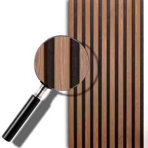 Riflaj MDF Acustic Modern Textură Lemn Natur 2.8m x 0.60m - Img 3