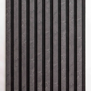 Riflaj MDF Decorativ Charcoal Wood 2.8m x 0.60m
