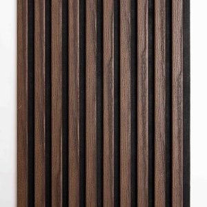 Riflaj MDF Decorativ Dark Walnut 2.8m x 45cm - Img 3